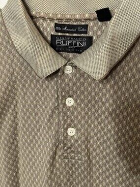 Gianfranco Ruffini-Italy Collection-Beige-Mercerized Cotton 👀-XL
